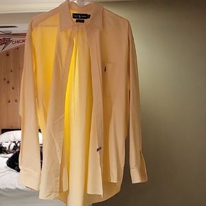 Ralph Lauren Large Yellow long sleeve button up shirt